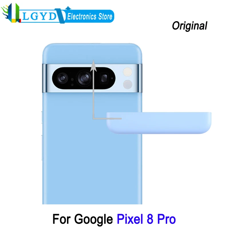 

Передняя верхняя задняя крышка для Google Pixel 8 Pro, задняя крышка телефона, Запасная часть