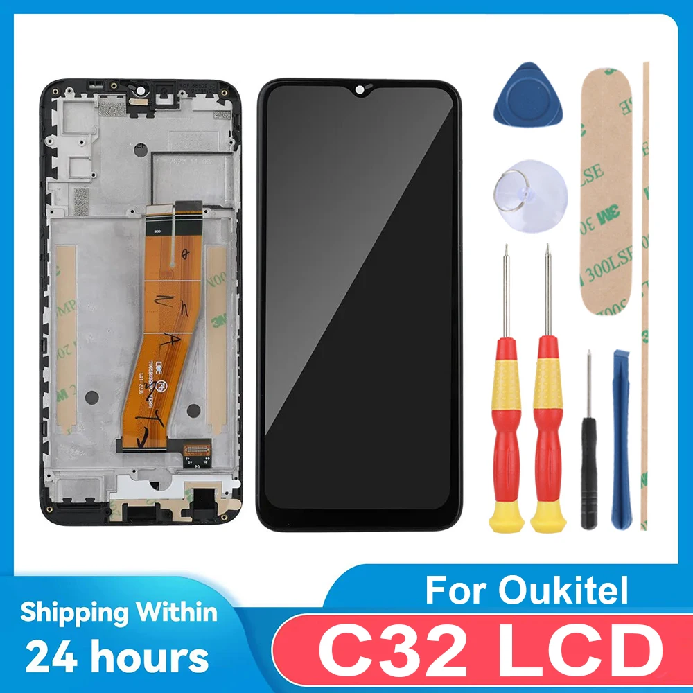 

For Oukitel C32 / 6.49" FHD+ LCD Display + Touch Screen+With Frame