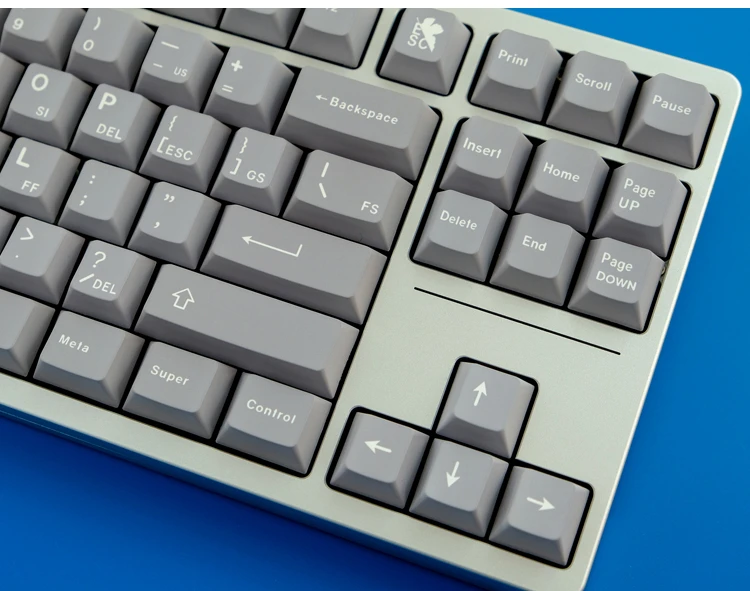 980, 104, teclado mecânico, Perfil cereja, 133 teclas