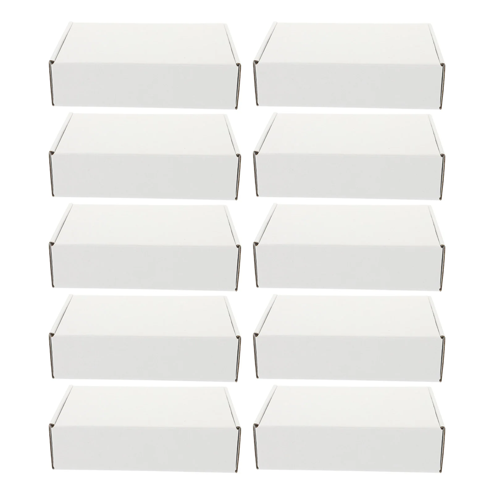 

20Pcs Shipping Corrugated Boxes Paper Packing Boxes White Cardboard Box for Mailing Business