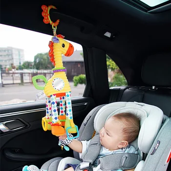 Plush Giraffe Hand Rattle 1
