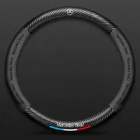 Car Steering Wheel Cover Anti Slip Protection Cover For Mercedes Benz W203 W204 W205 W206 W212 CLK GLA B C E S Class Accessories 2