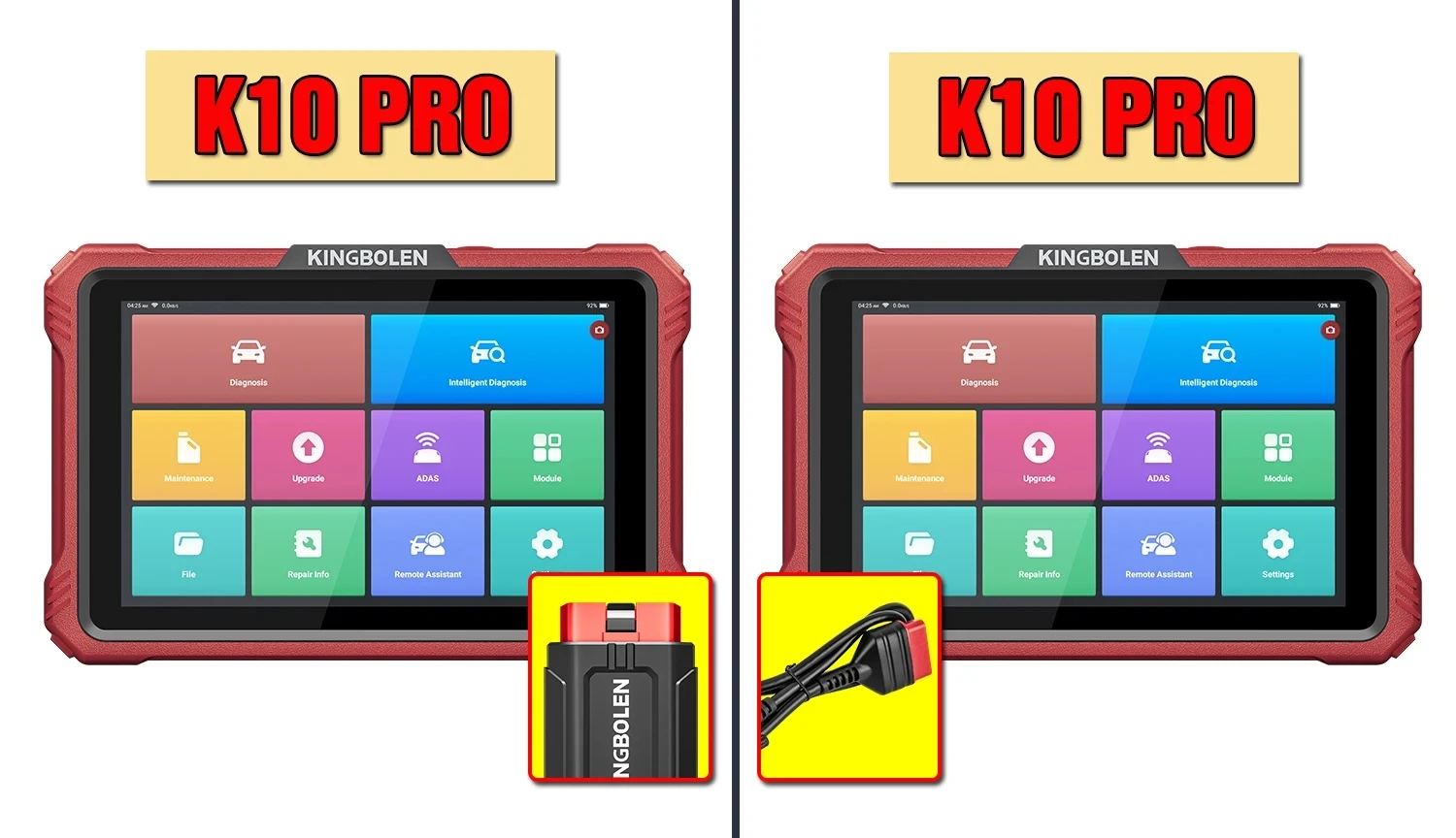 KINGBOLEN K10 Pro K10 ELITE Komplettsystem Bidirektionaler Diagnosescanner Werkzeuge Auto-OBD2-Scanner Topologiekarte 40+ Reset-Service – Detail 2