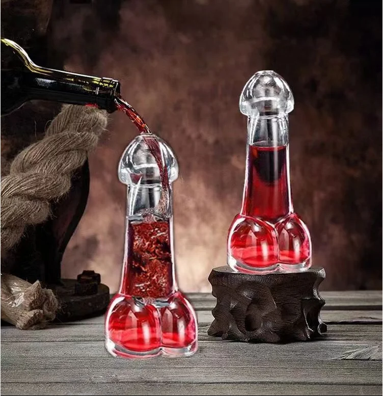 Creativity, Container, Unique Funny Decanter, Transparent Glass, Wine Pot,  Family, Party, Small Wine Glass, Bar Accessories - Bar Sets - AliExpress