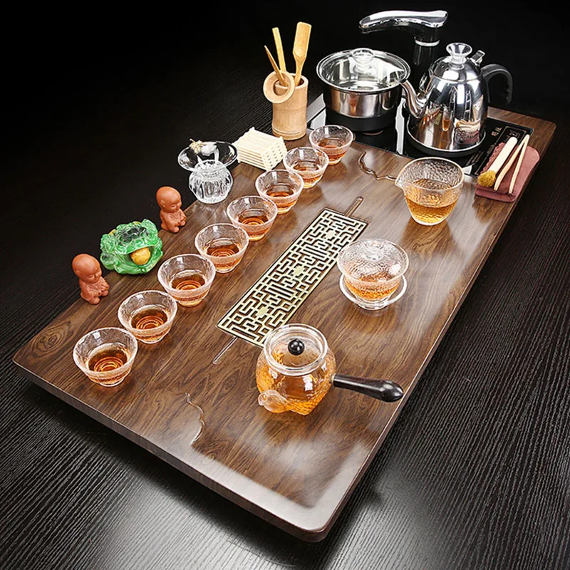 

Luxury Teaware Sets Complete Ceremony Free Shipping Yixing Cup Afternoon Tea Set With Tray Living Room Teteras Kitchen Utensils