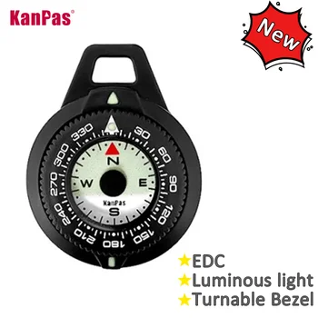 Brújula Kanpas EDC K18 - K25 para exteriores. Iluminada.