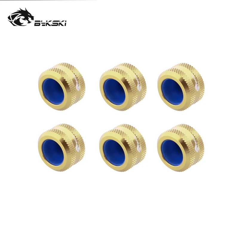 Bykski Peças Lote Od12 mm Od14 mm Od16 mm Reforçada Anti-off Mão de Borracha Encaixe de Compressão de Cobre g1 Uso para Hard Rigidez do Tubo - Imagem 2