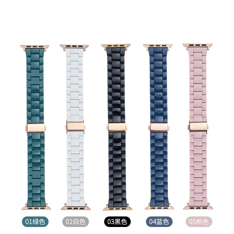 

Ladies Candy Color Strap For Apple Watch Band Se 7 41mm 45mm 42mm 40mm 44mm 38mm Woman Bracelet On iWatch Band Series 7 6 5 4 3