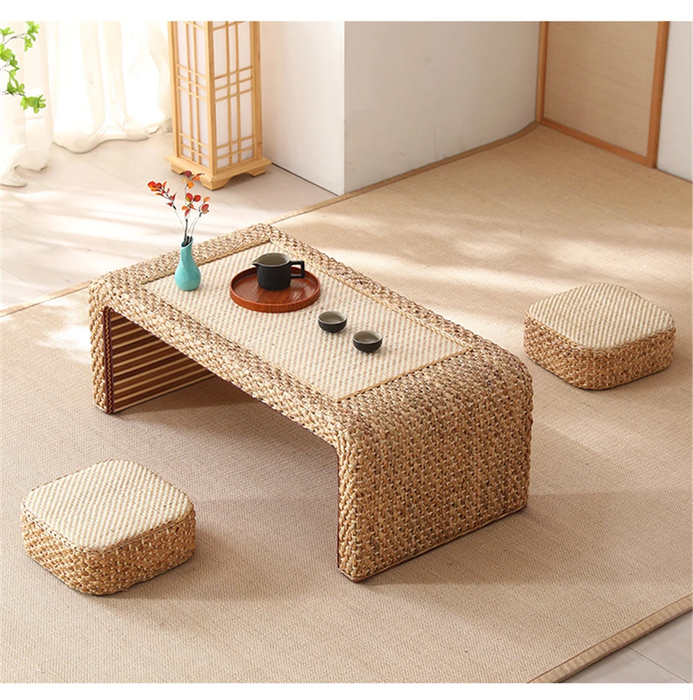 Simple Living Room Furniture Coffee Tables Modern Apartment Bedroom Rattan Endtable Creative Household Dormitory Bedside Table