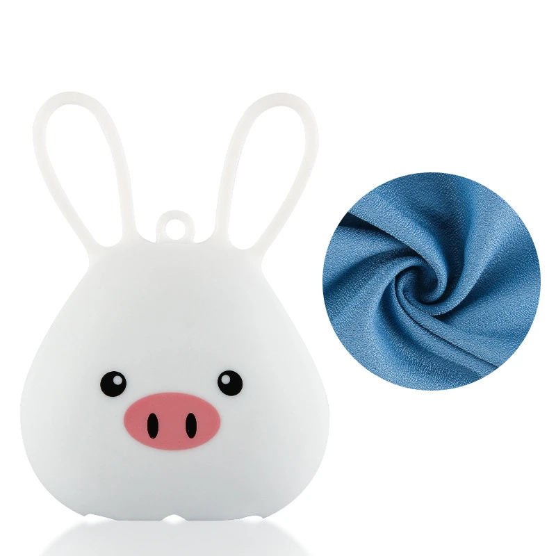 SPORTS TOWEL MICROFIBER TOWEL 30X80CM COOL TOWEL SILICONE CASE