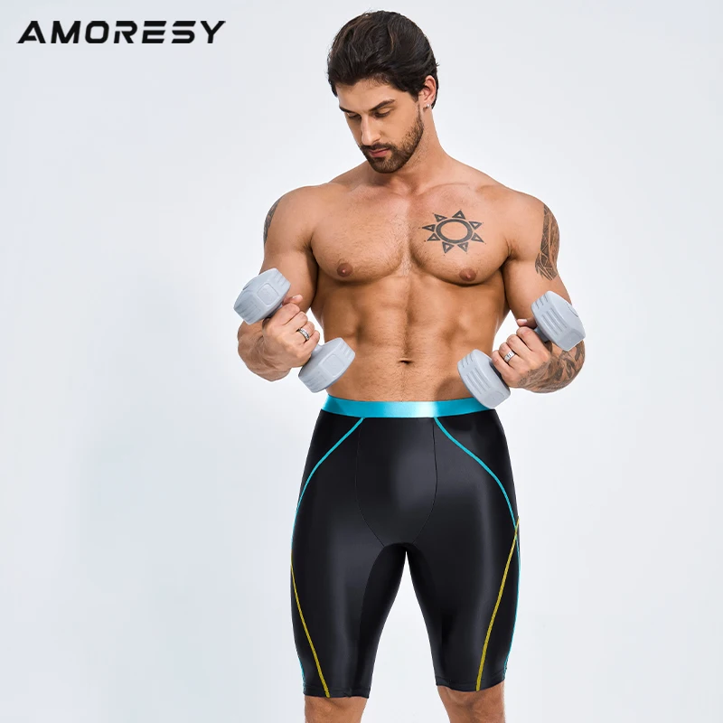 Sports shorts yoga shorts workout shorts satin gloss knee length sports biker shorts series leisure fitness cycling wrestling yoga five-point pants