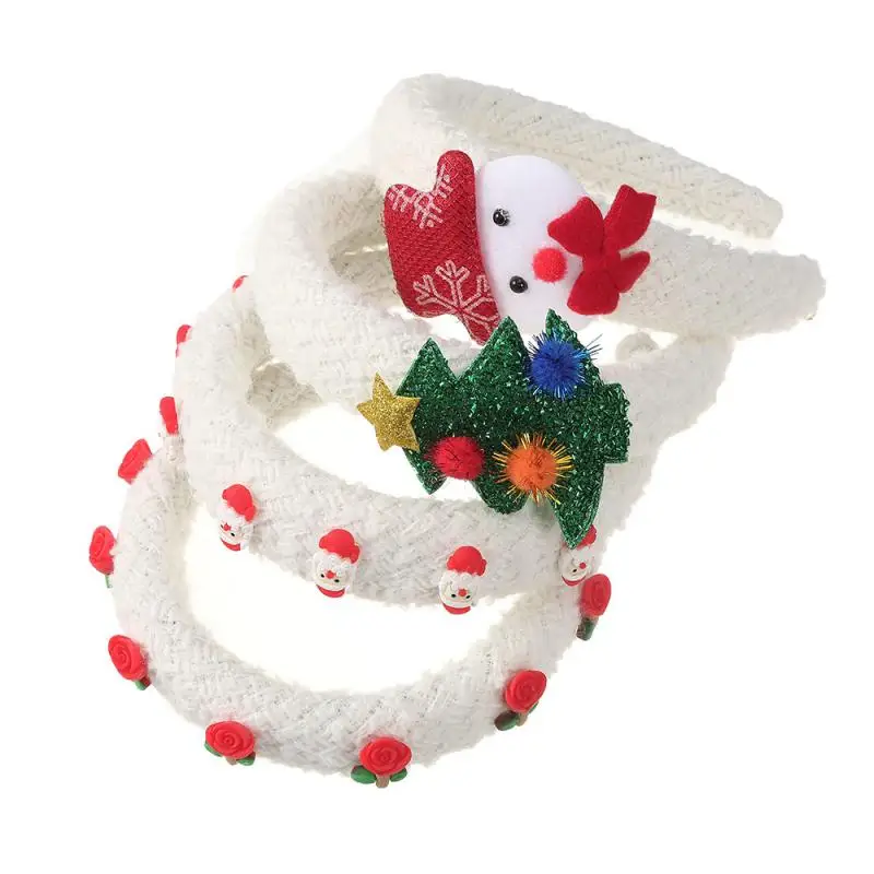 1Pc Cute Plush Antler Headband Christmas Decorations For Home Girl Children Christmas Gift Party Decoration Supplies