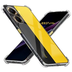 Clear Silicone Soft Back Cover - Slim Shockproof Transparent Case - Xiaomi X7 Pro 5G (Transparent)