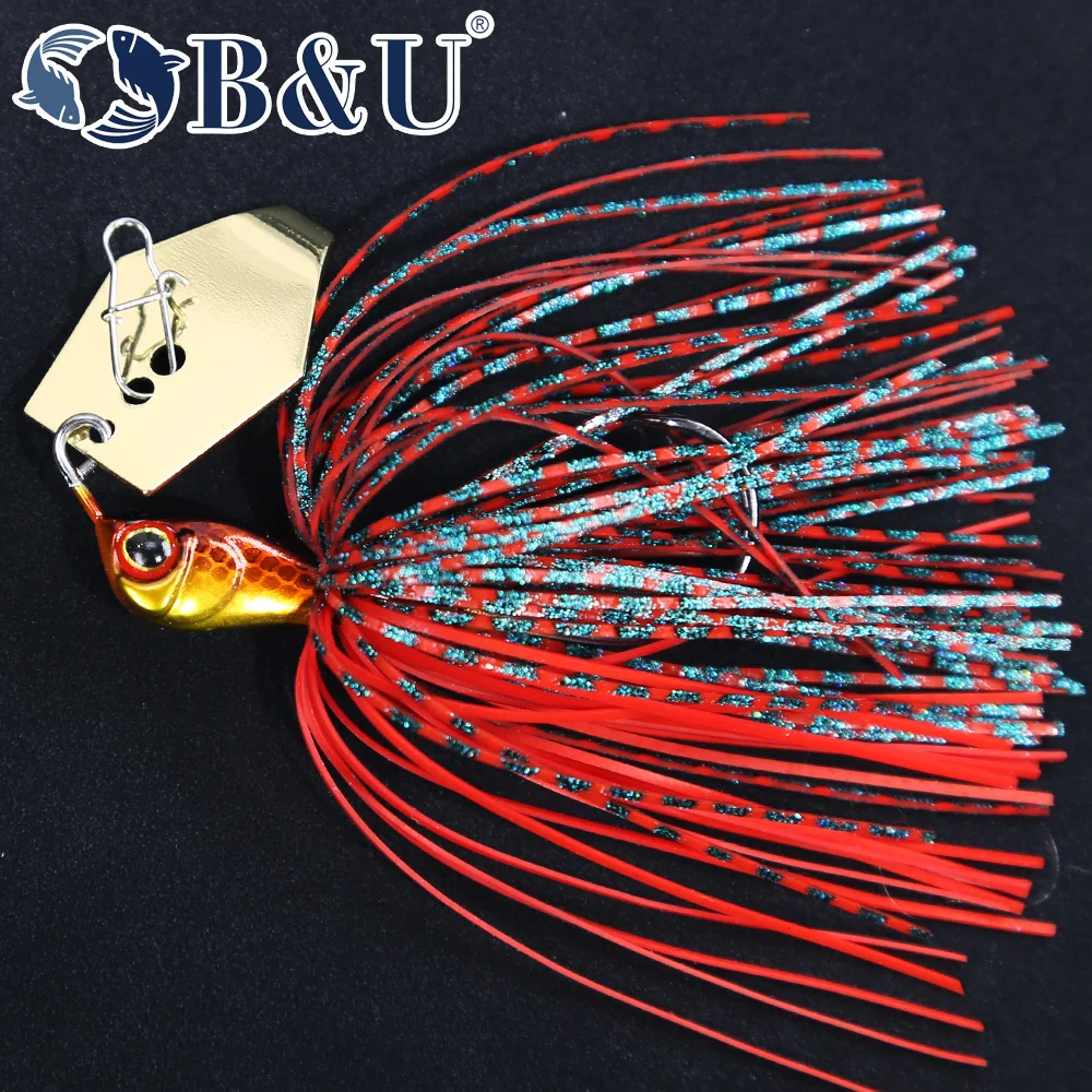 B&U 3/8oz 1/2oz  ̳ Chatterbait spinnerbait ̵   Buzzbait wobbler chatterbait for bass pike fish