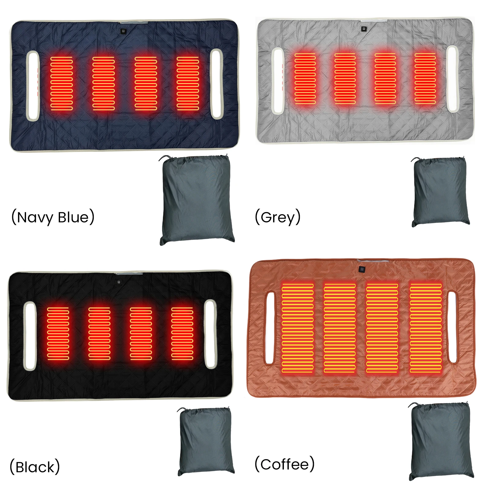 Golf Cart Seat Towel Blanket Waterproof Heated Seat Cushion Travel Sports Cart Seat Cushion Cover Golf Cart Accessories