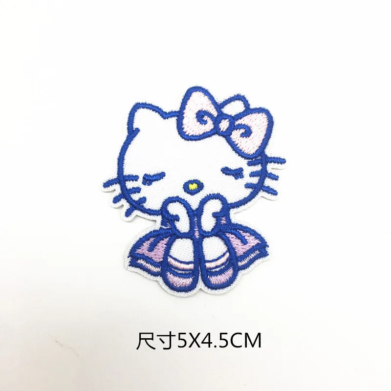 Hello Kitty Embroidery Patches Kids Tranfer Sticker for Cloth Iron on Patch  Wholesale Clothing Vendors for