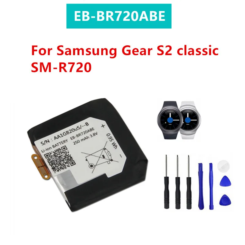 Samsung Gear S2 Classic Akku Tauschen 250mAh-Battery-EB-BR720ABE-For-Samsung-Gear-S2-classic-SM-R720-R720