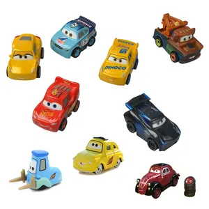 Disney Pixar-coches Cappuccino, Rayo McQueen, Cruz Ramirez Mater Jackson, Mini modelo de Metal de aleación, juguetes para niños, regalo para niños