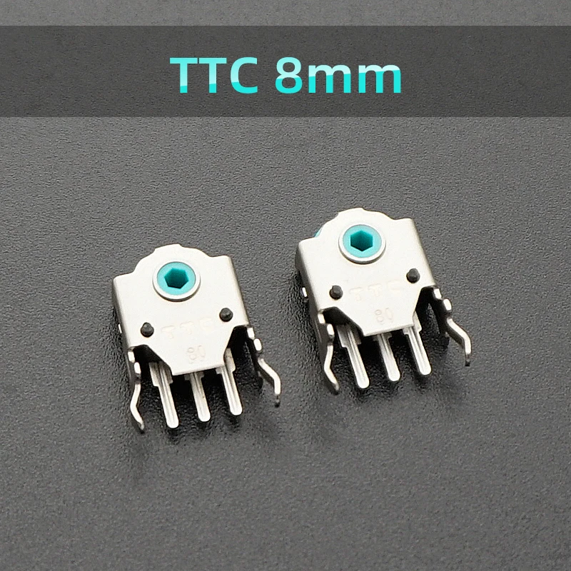 2pcs TTC Mouse Encoder Highly Accurate 8mm Green Core for DeathAdder 2013 Logitech wireless G PRO Solve roller wheel problem