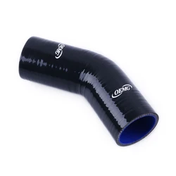 Black 45 Degree Elbow General Silicone Coolant Intercooler Pipe Tube Hose 80mm 83mm 89mm 95mm 102mm 114mm 127mm 10 COLORS