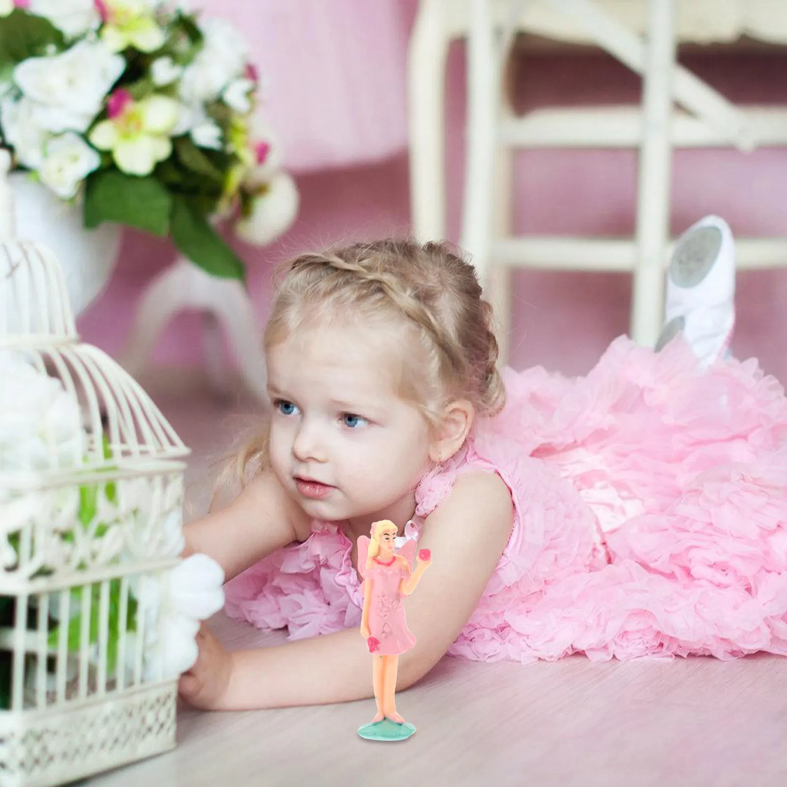 5Pcs 뮤직 박스 발레 댄서 세트 뮤직 박스 교체 선물용 내마모성 플라스틱 춤추는 소녀 장식