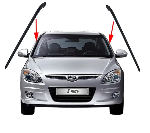 Front Winscreen Outer Glass Trim Pillar Molding For Hyundai I30