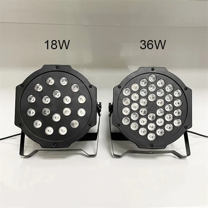 

Led Flat Par Светильник 18x3W 36x3W 54x3W RGBW, освещение для дискотеки, СВЕТОДИОДНЫЙ танцпол