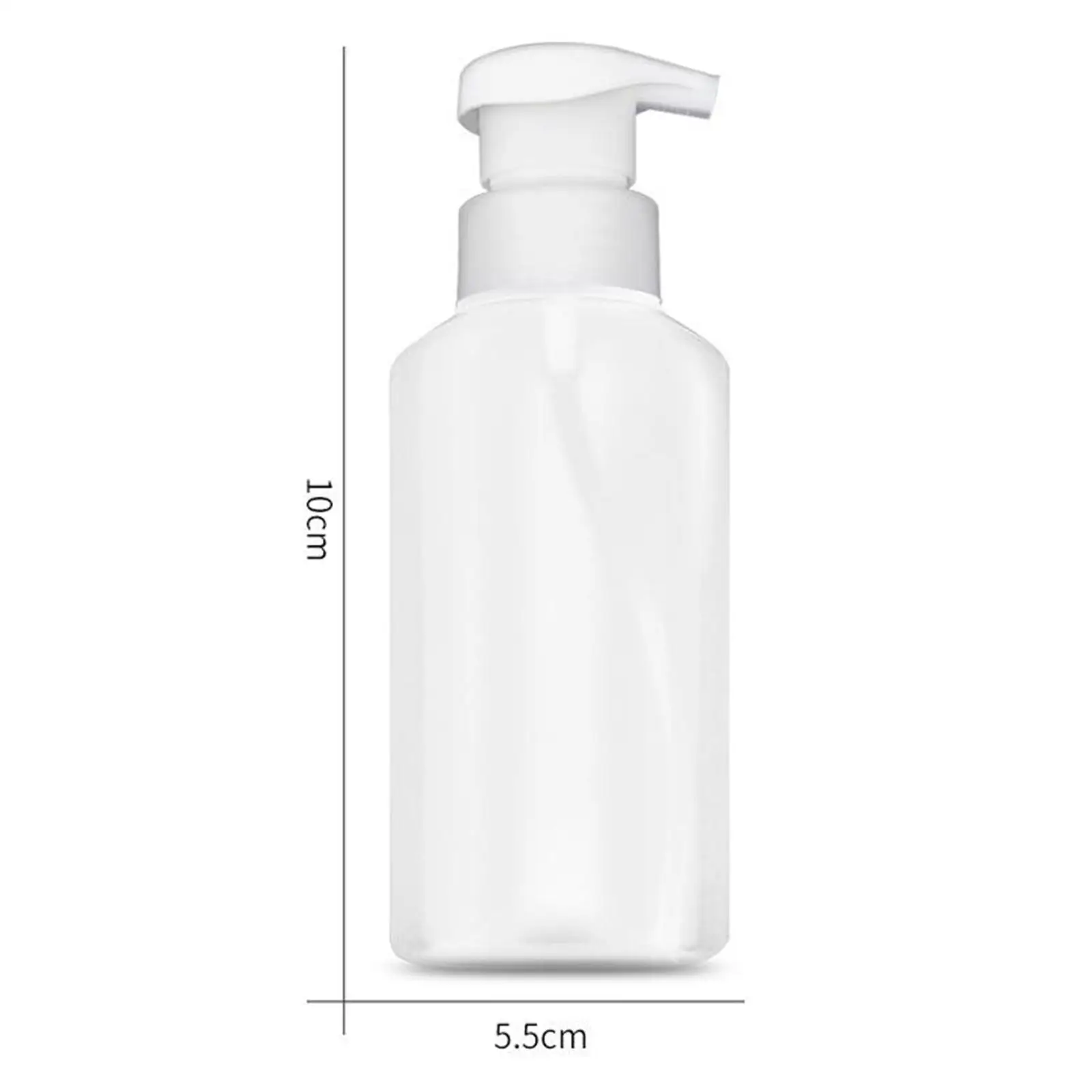 2-4pack Plastic Clear Empty Foam Bottle 150ml Soap Shampoo Dispenser Pump