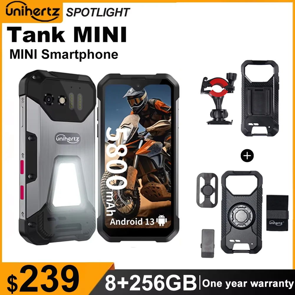 Unihertz 8849 Tank Miniタフネススマホ 4.3インチディスプレイ