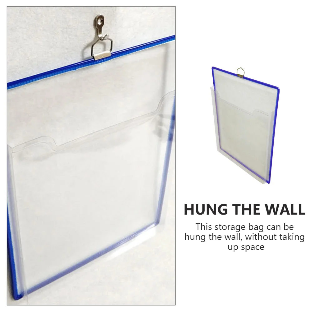 행잉 파일 거치대 영수증 정리함 가방 보관, 사무실 액세서리 포켓 벽 피팅