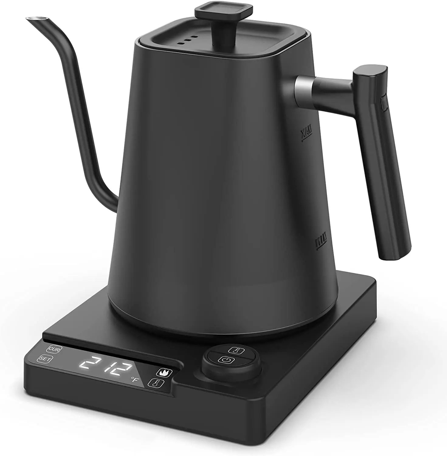 electric kettle New design hotel gooseneck coffee drip kettle hot water thermostat kettle 3