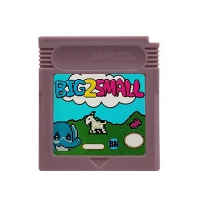 Crystal Clear Greenboy Creepy Black 16-Bit Game Cartridge