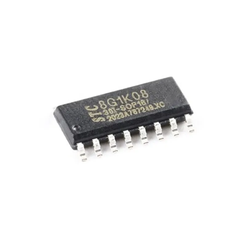 

10PCS New original STC8G1K08-38I-SOP16 STC8H1K08-36I-TSSOP20 STC8G1K17-38I-TSSOP20 enhanced 1T 8051 MCU microcontroller MCU