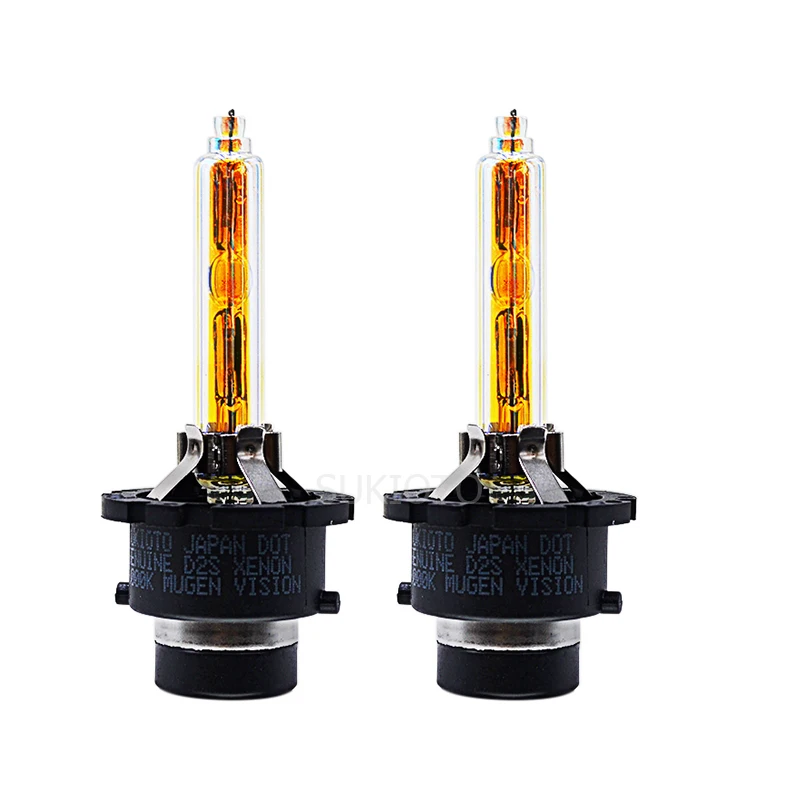 2PCS SUKIOTO CLASSIC XENSUKIT 35W D2S Xenon HID Bulb Kit 3000K Yellow Light  55W D2S Car Headlight Bulbs Replacement For Toyota - AliExpress