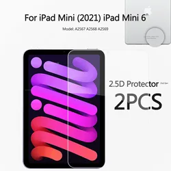 Premium 2PCS 2.5D HD Tempered Glass Screen Protector (For iPad mini 6)