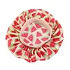 Baby Kids Satin Bonnet Sleep Hat Silk Shower Cap Night  Hair Care Beanie Turban  Child Boy Girls Flower Print s 2-8Y 5