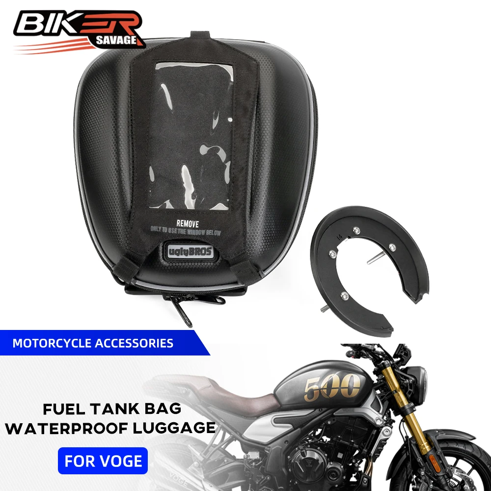 

Waterproof Saddle Bag For VOGE 525AC 500AC 350AC 2021-2024 Motorcycle Fuel Tank Bag Mount Tanklock Luggage Navigation Racing