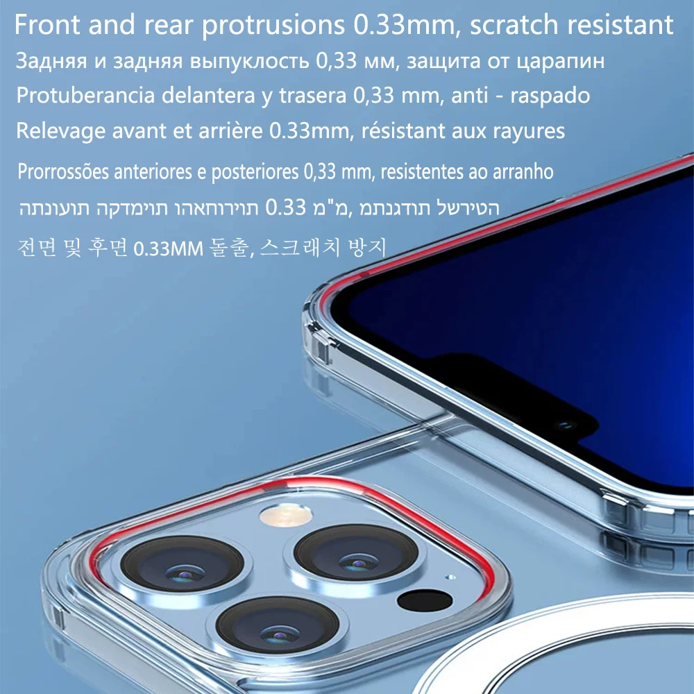 Official Magnet Clear Case with Apple MagSafe Cover