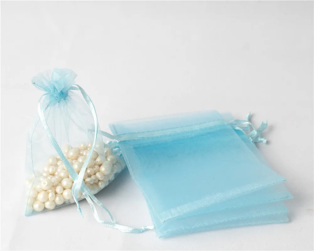 Elegant Organza Gift Bags for Special Occasions (50 Pack)