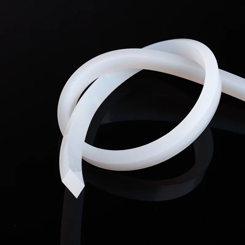 Solid Silicone Rubber Sealing Strip Weatherstrip High Temperature Resistant Thickness 0.5mm 1mm 2mm Width 2mm-85mm door seal strip sealing strip tape window seal strip sealing tape sealing strip rubber seal strip rubber door weatherstripping door weatherstripping silicone seal strip