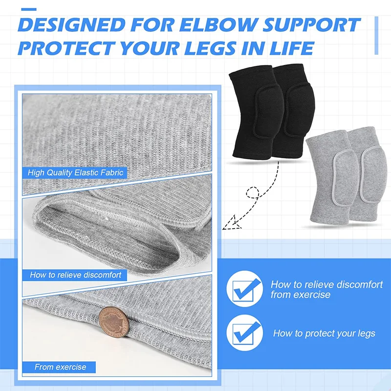 Ice hockey knee pads Ice Hockey Accessories Hockey Knee Pads for Volleyball Yoga Patella Brace Support EVA Kneepad Fitness Protector