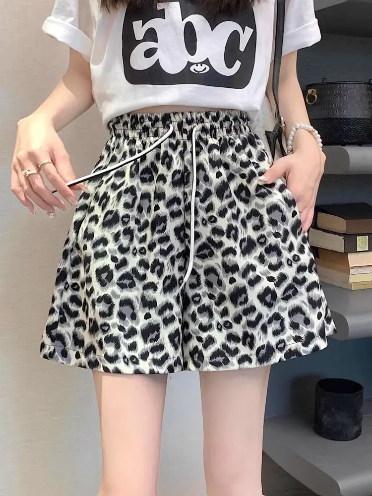 Ice Silk Wide Skirt for Women's Summer Thin Loose Slimming Large High Waist Yoga Sports Pants Skirt
