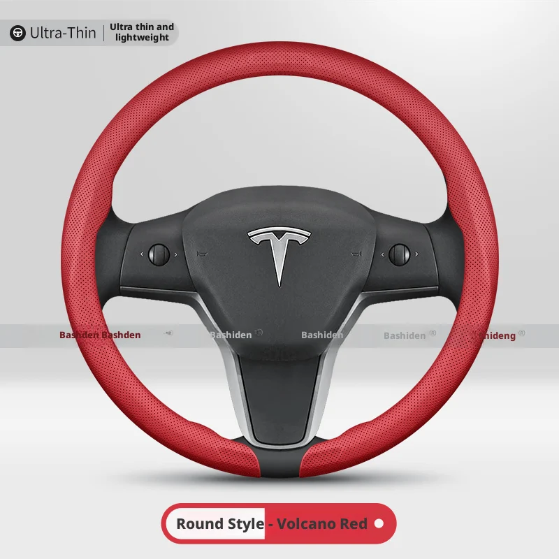 Premium Leather Steering Wheel Cover