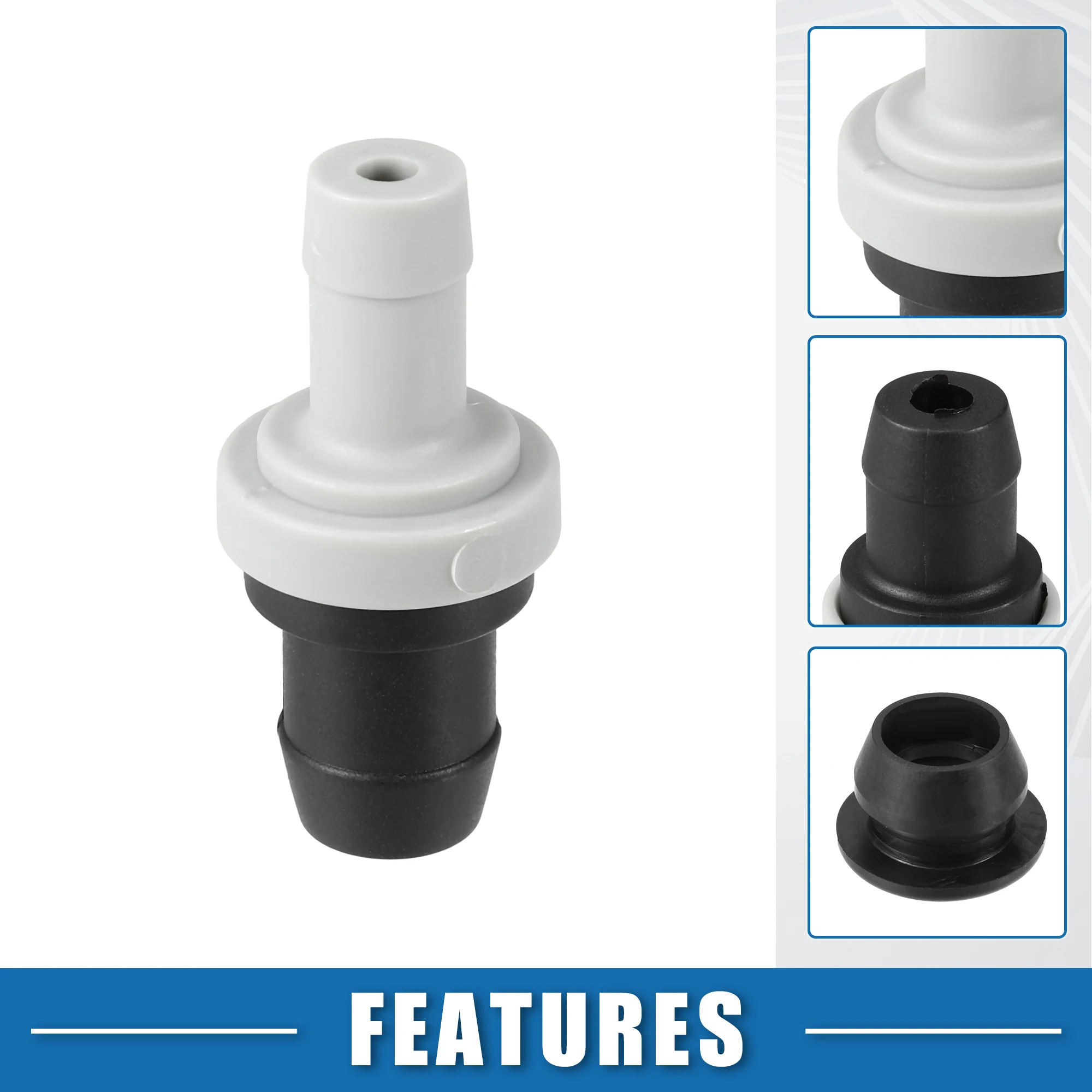 PCV Valve Grommet Exhaust Positive Crankcase Ventilation Fittings X Autohaux No.118100M300/1181241B00 for Nissan Sentra 200SX