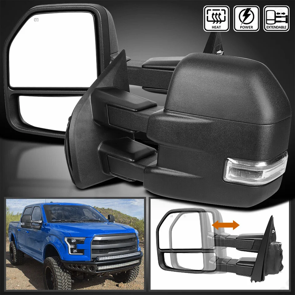 AKKON - For 99-07 Ford Super Duty Pair Of Power Heated...