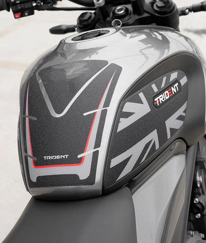 Per Triumph Trident 660 Moto Tank Pad Protector Leather Glassing Sticker Decalcomanie Accessori