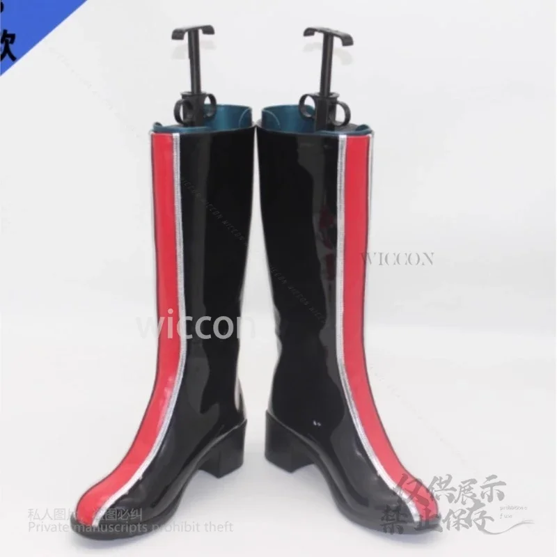 Kpop Rumi Zoey Mira Cosplay Boots White Leather Shoes Halloween