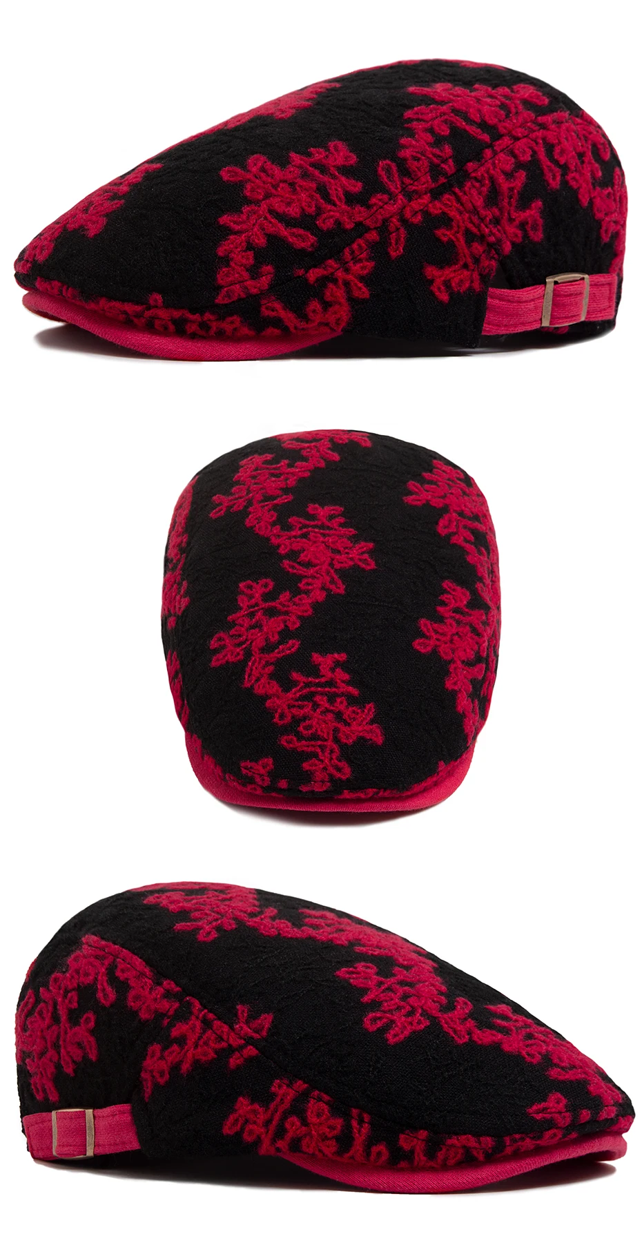 Männer Frauen Baskenmütze Baumwolle Druck Vintage Zeitungsjunge Mütze Frühling Herbst Casual Hut Für Weibliche Visier Flache Hüte Mode Maler Berets – Detail 6