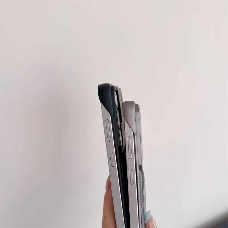 Premium Magnetic PU Leather Aromatherapy Case with Rotating Bracket and Wireless Charging Support