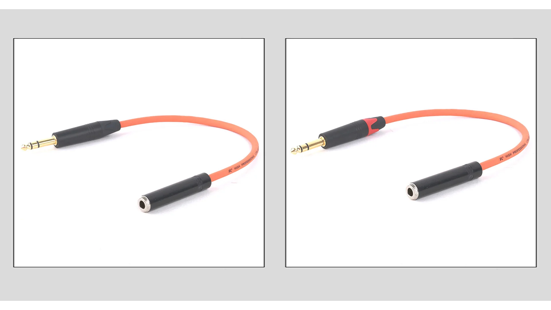 1 Stück 6,5mm Gitarren kabel 6,35mm trs Stecker auf 6,35mm trs Buchse Instrument Audio kabel für E-Gitarren-Mixer Verstärker – Detail 2